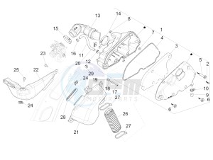 SPRINT 150 4T 3V IE ABS E3 (EMEA) drawing Air filter