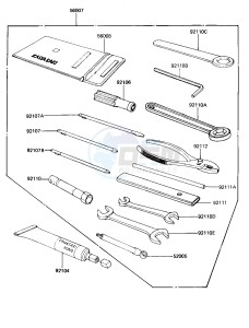 KZ 1000 M [CSR] (M1-M2) [CSR] drawing OWNER TOOLS