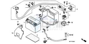 XL700VA9 Europe Direct - (ED / ABS) drawing BATTERY