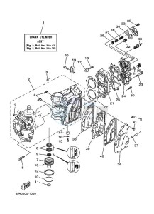 E40GMHS drawing CYLINDER--CRANKCASE