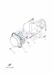 YFM700FWAD YFM70GPHK (B4FJ) drawing HEADLIGHT