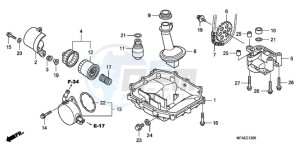 CBF1000A UK - (E / MKH) drawing OIL PAN/OIL PUMP