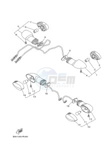 MTM850 MTM-850 XSR900 ABARTH (B90N) drawing FLASHER LIGHT