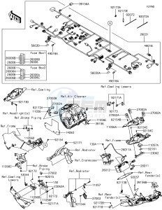 NINJA ZX-10R ZX1000SJF XX (EU ME A(FRICA) drawing Chassis Electrical Equipment