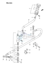 RMX250 (E3) drawing REAR MASTER CYLINDER (MODEL L)