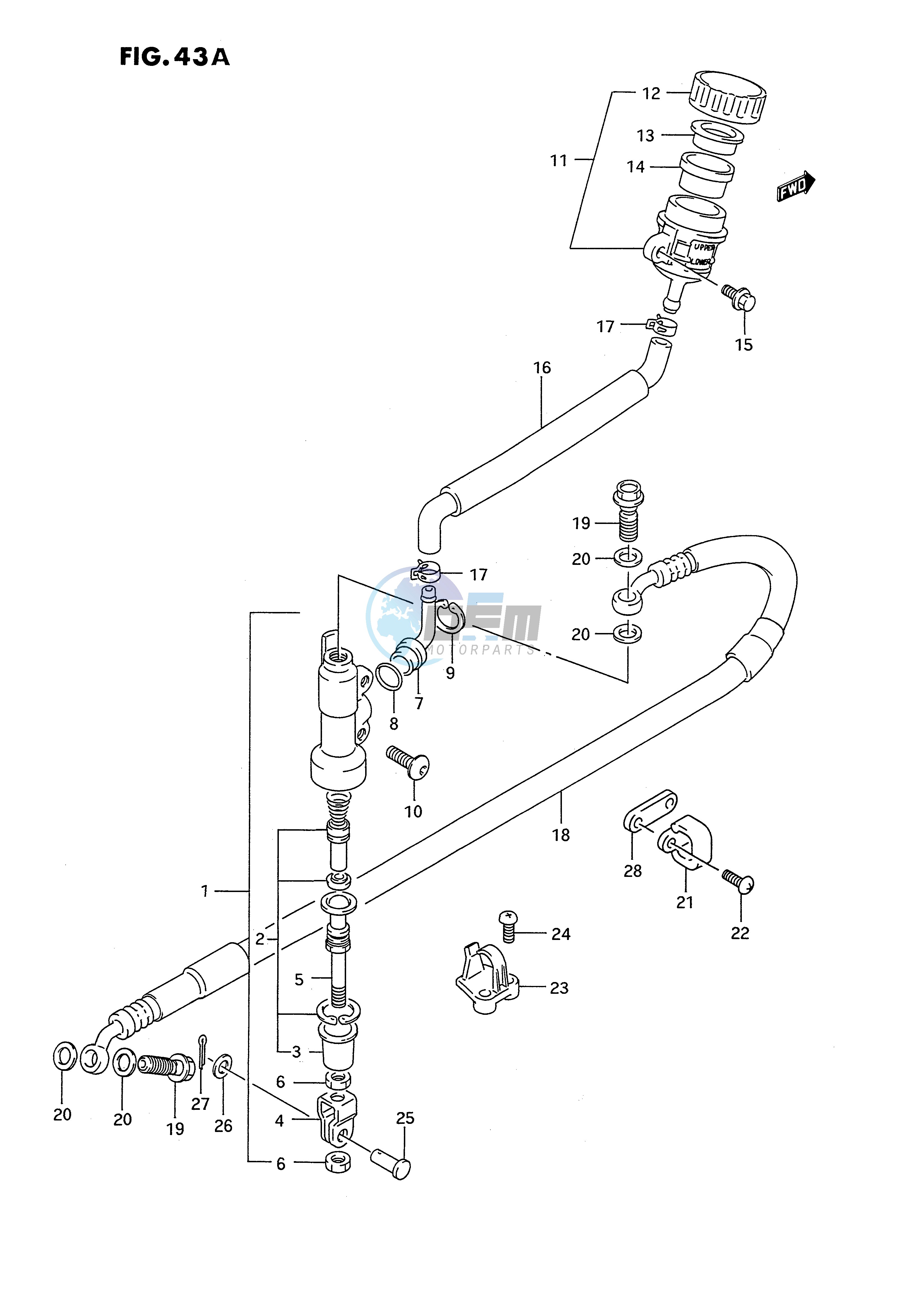 REAR MASTER CYLINDER (MODEL L)