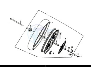 SYMPHONY CARGO 50 (AY05W7-EU) (L7-M0) drawing FRONT WHEEL