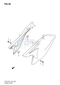 DR-Z125L EU drawing FRAME COVER