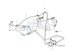 Runner SP 50 drawing Fuel supply system