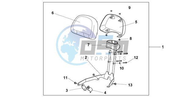 BACKREST *RP179P*