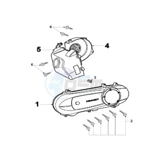 LUDIX 10 RLA drawing CRANKCASE COVER