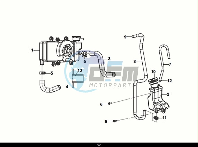 RADIATOR ASSY - RESERVE TANK