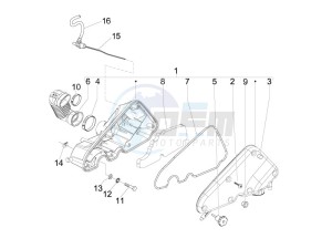 S 125 4T (Euro 3) UK drawing Air filter