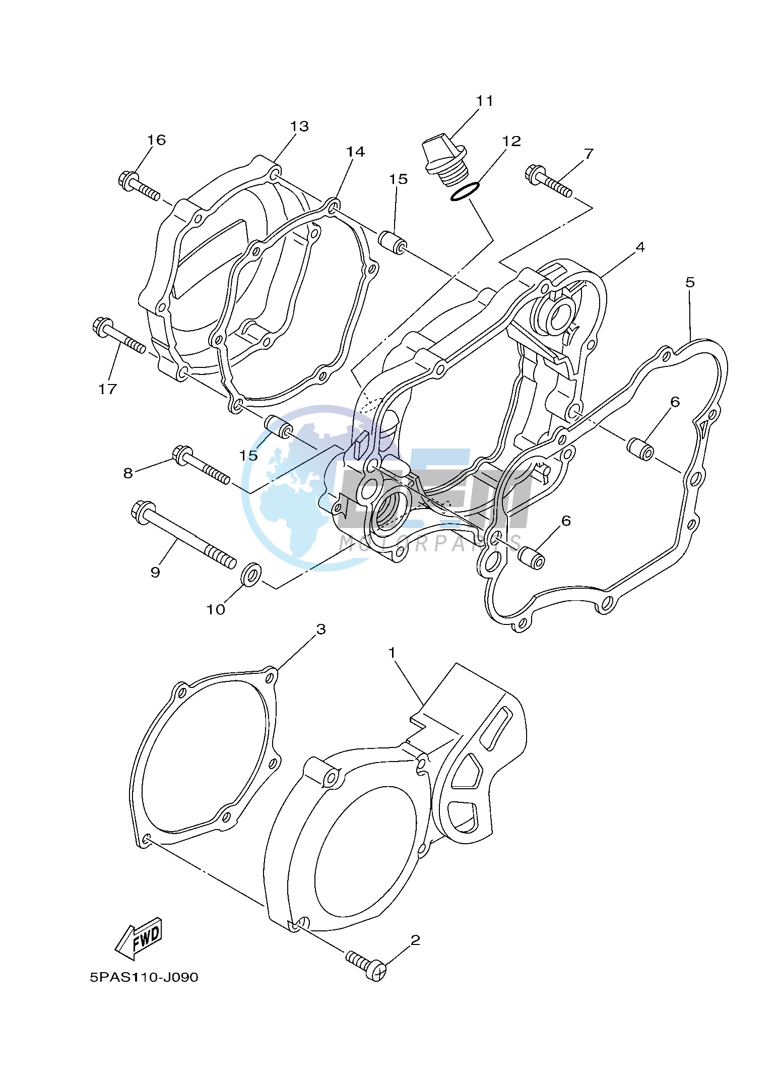 CRANKCASE COVER 1