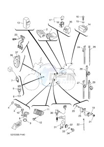 MT125A MT-125 ABS (5D7M) drawing ELECTRICAL 2