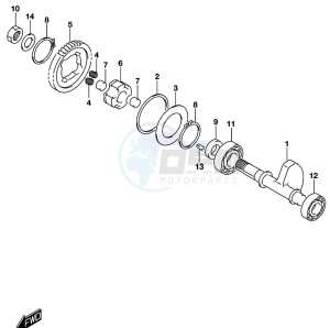 GSX-S125 drawing CRANK BALANCER