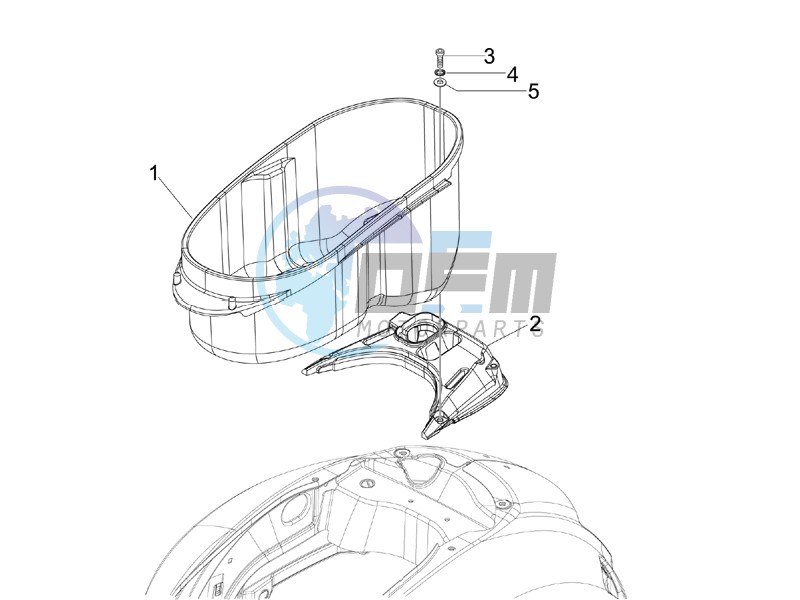 Helmet huosing - Undersaddle