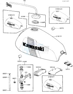 KD 80 M [KD80] (M3-M7) [KD80] drawing FUEL TANK