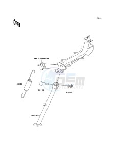 KLX110 KLX110A9F EU drawing Stand(s)