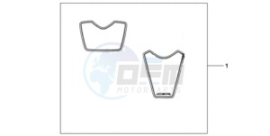 CBR1000RR9 Australia - (U / MME SPC) drawing RACING STICKERS