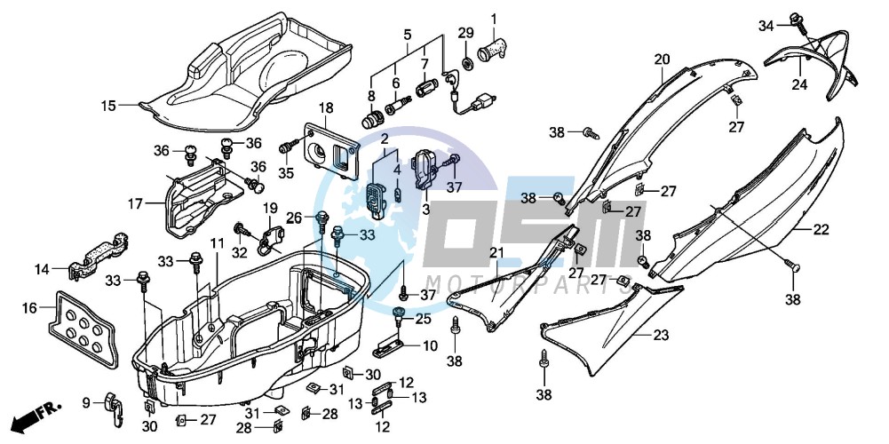 BODY COVER/LUGGAGE BOX (FES1257/A7)(FES1507/A7)