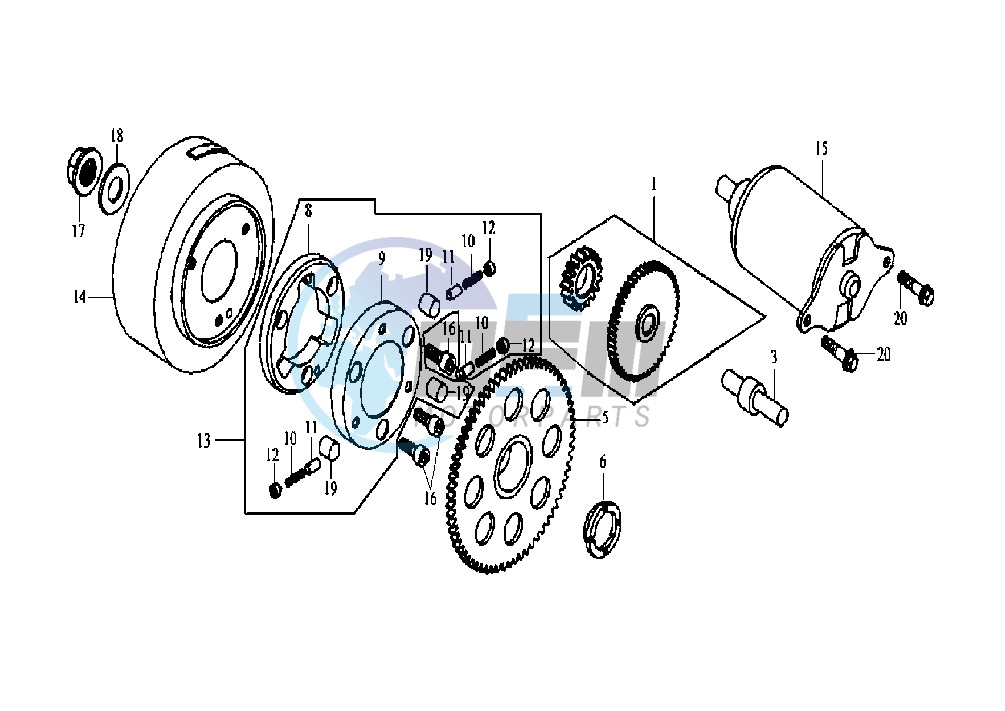 STARTING MOTOR