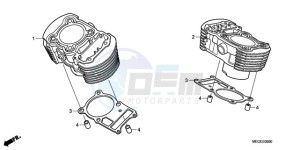 VT750CA9 Korea - (KO / ST) drawing CYLINDER