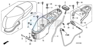 PES1509 Europe Direct - (ED) drawing SEAT/LUGGAGE BOX