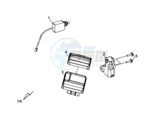 GTS 125 EFI drawing ECU