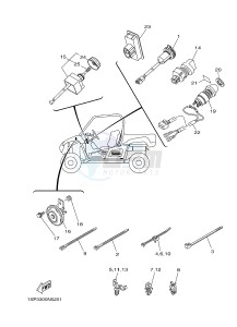 YXM700E YXM700PE YXM700PE (1XP4) drawing ELECTRICAL 2