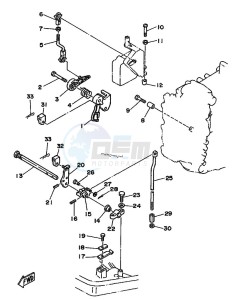 25QEO drawing THROTTLE-CONTROL