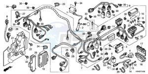 TRX420TMA Australia - (U / 2WD) drawing WIRE HARNESS