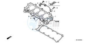 CBR1000RA9 BR / ABS MME drawing CYLINDER