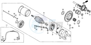 NX2502 drawing STARTER MOTOR