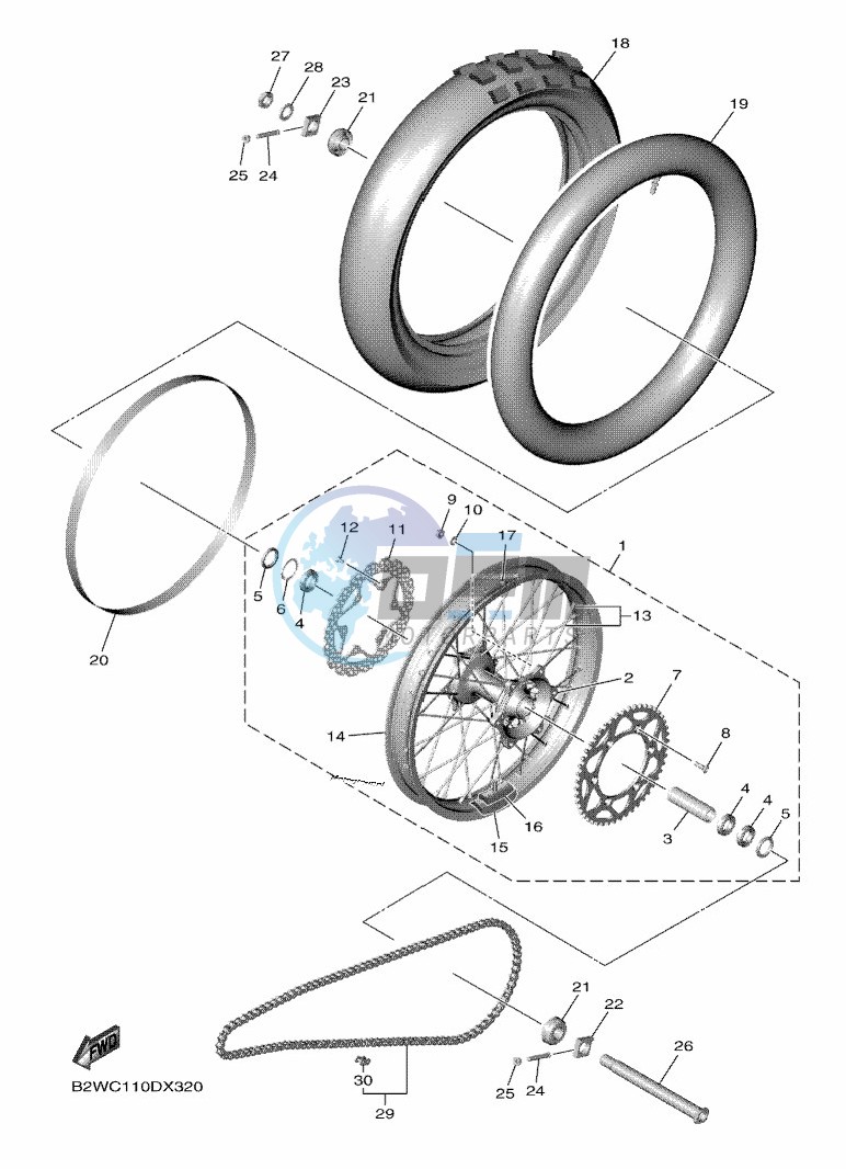 REAR WHEEL