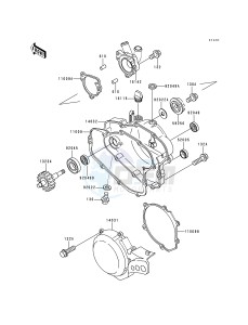 KX 80 R [KX80] (R6-R7) [KX80] drawing ENGINE COVER-- S- -