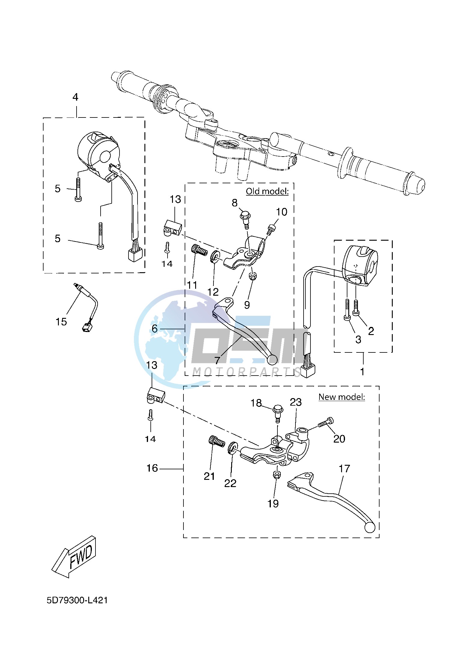 HANDLE SWITCH & LEVER