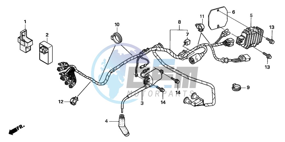 WIRE HARNESS (TRX400EX5,6)