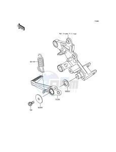 NINJA H2 ZX1000NGF XX (EU ME A(FRICA) drawing Brake Pedal