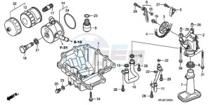 CBR600RR9 Europe Direct - (ED / MME SPC) drawing OIL PAN/OIL PUMP