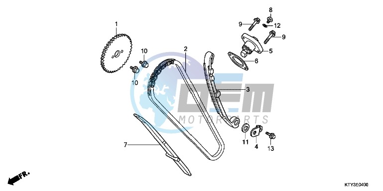 CAM CHAIN/TENSIONER