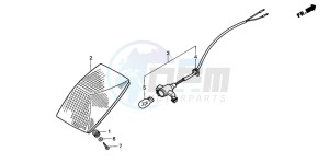 XR600R drawing TAILLIGHT (3)