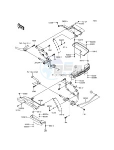 VULCAN_1700_VOYAGER_ABS VN1700BEF GB XX (EU ME A(FRICA) drawing Saddlebags(Side Bag Bracket)