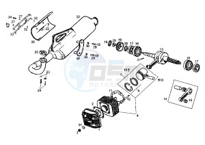 Diesis 100 drawing Crankshaft-cylinder