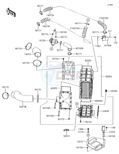 JET SKI ULTRA 310LX JT1500MHF EU drawing Inter Cooler