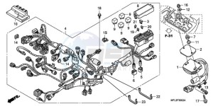 CBR1000RA9 UK - (E / ABS MKH MME REP) drawing WIRE HARNESS (CBR1000RA)