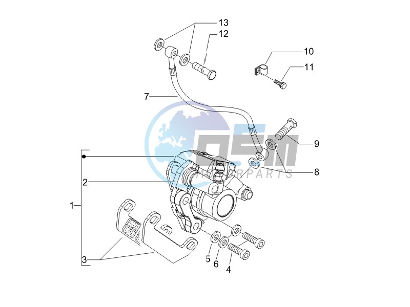 Brakes pipes - Calipers