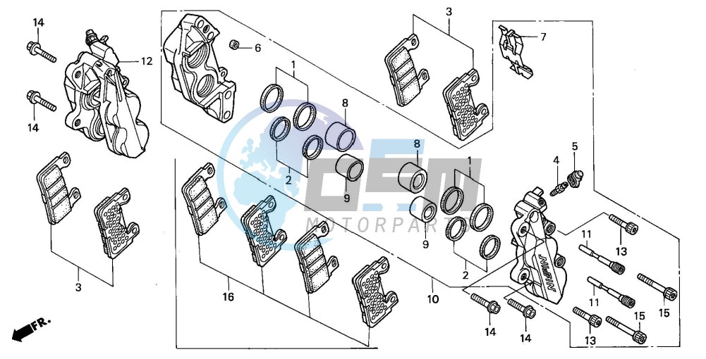 FRONT BRAKE CALIPER