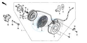 TRX250TM FOURTRAX drawing RECOIL STARTER