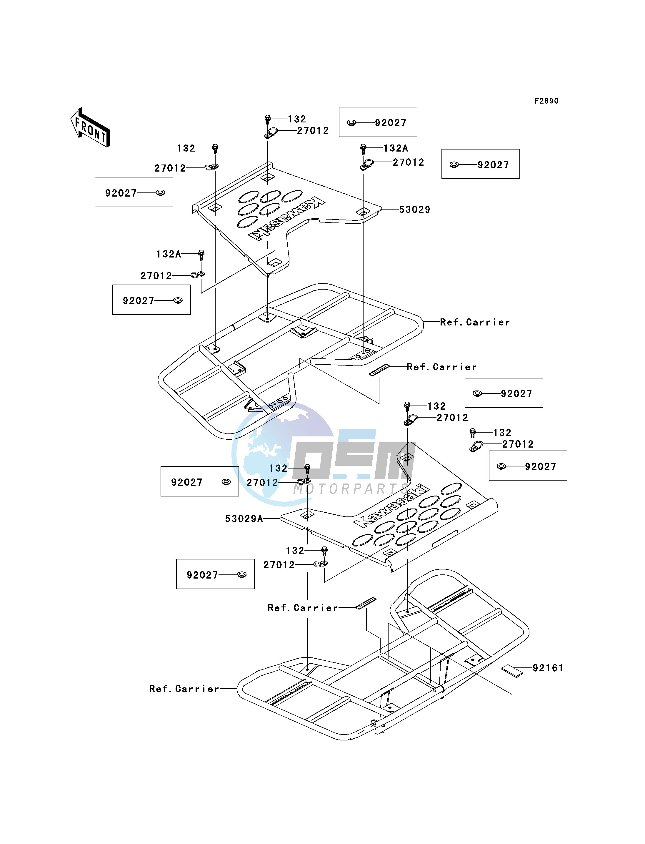 OPTIONAL PARTS-- CARRIER- -